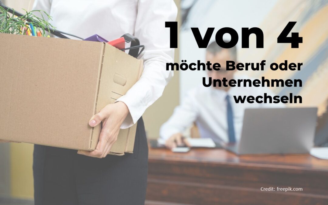 Arbeitsklima Index: Ein Viertel will Job wechseln
