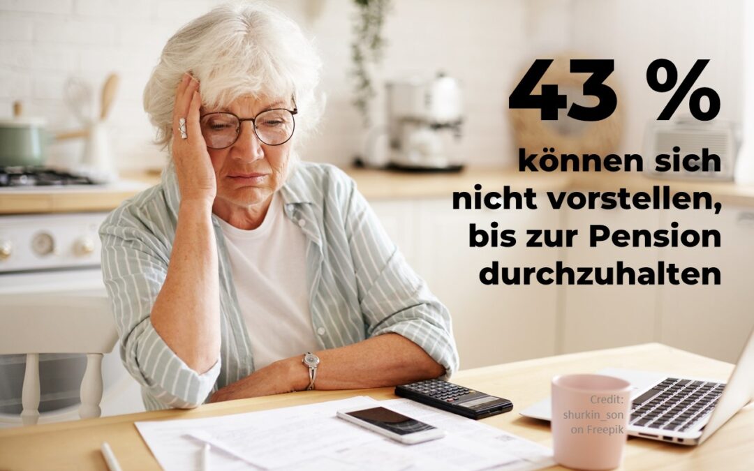 Arbeitsklima Index: Durchhalten bis zur Pension für viele nicht vorstellbar